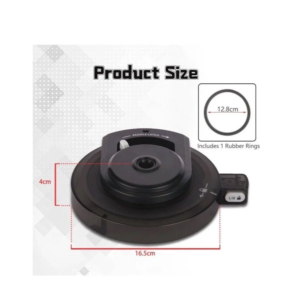 Outer Bowl Lid Suitable for NC500 Ice Cream Maker, Reusable Creami Deluxe Lid...